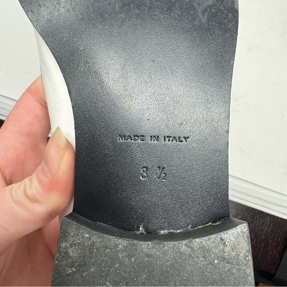 EVERLANE Modern Smoking Loafer White Leather - Picture 8 of 8